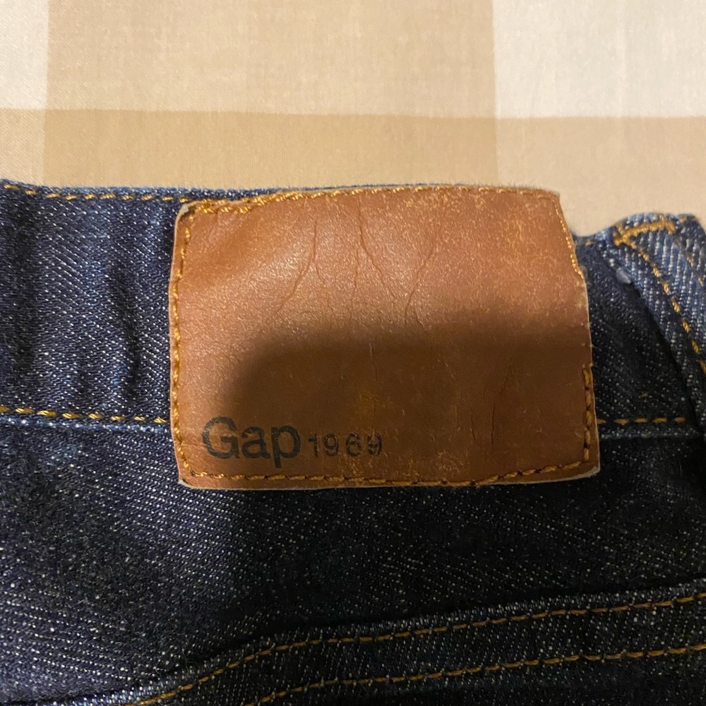Mens Gap skinny dark blue jeans - Picture 6 of 7